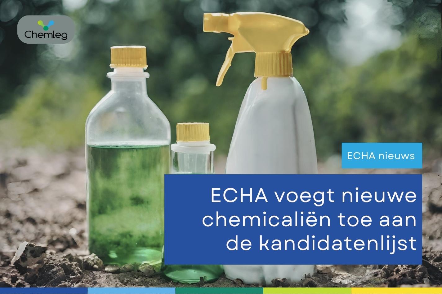 Vijf Gevaarlijke Chemicaliën Toegevoegd aan ECHA