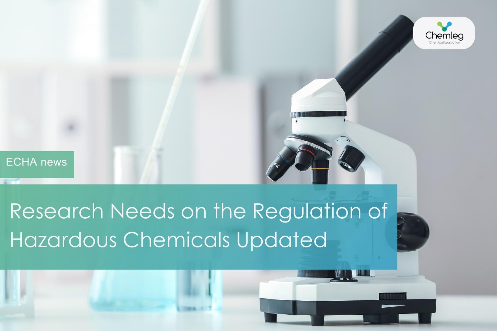 Research Needs on the Regulation of Hazardous Chemicals Updated