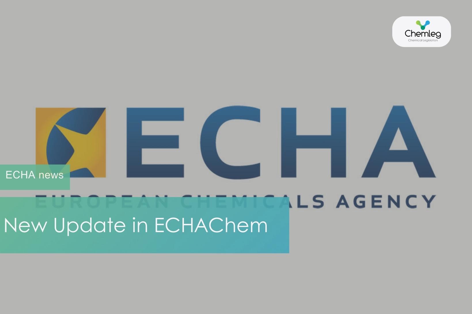 New Update in ECHAChem