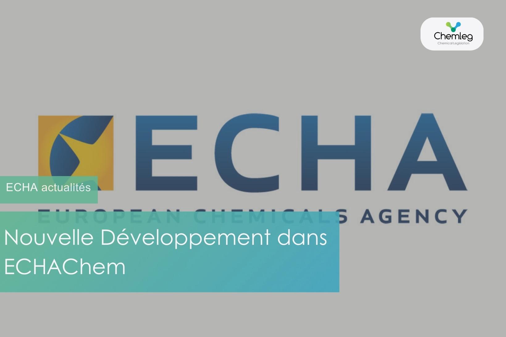 Nouvelle Développement dans ECHAChem