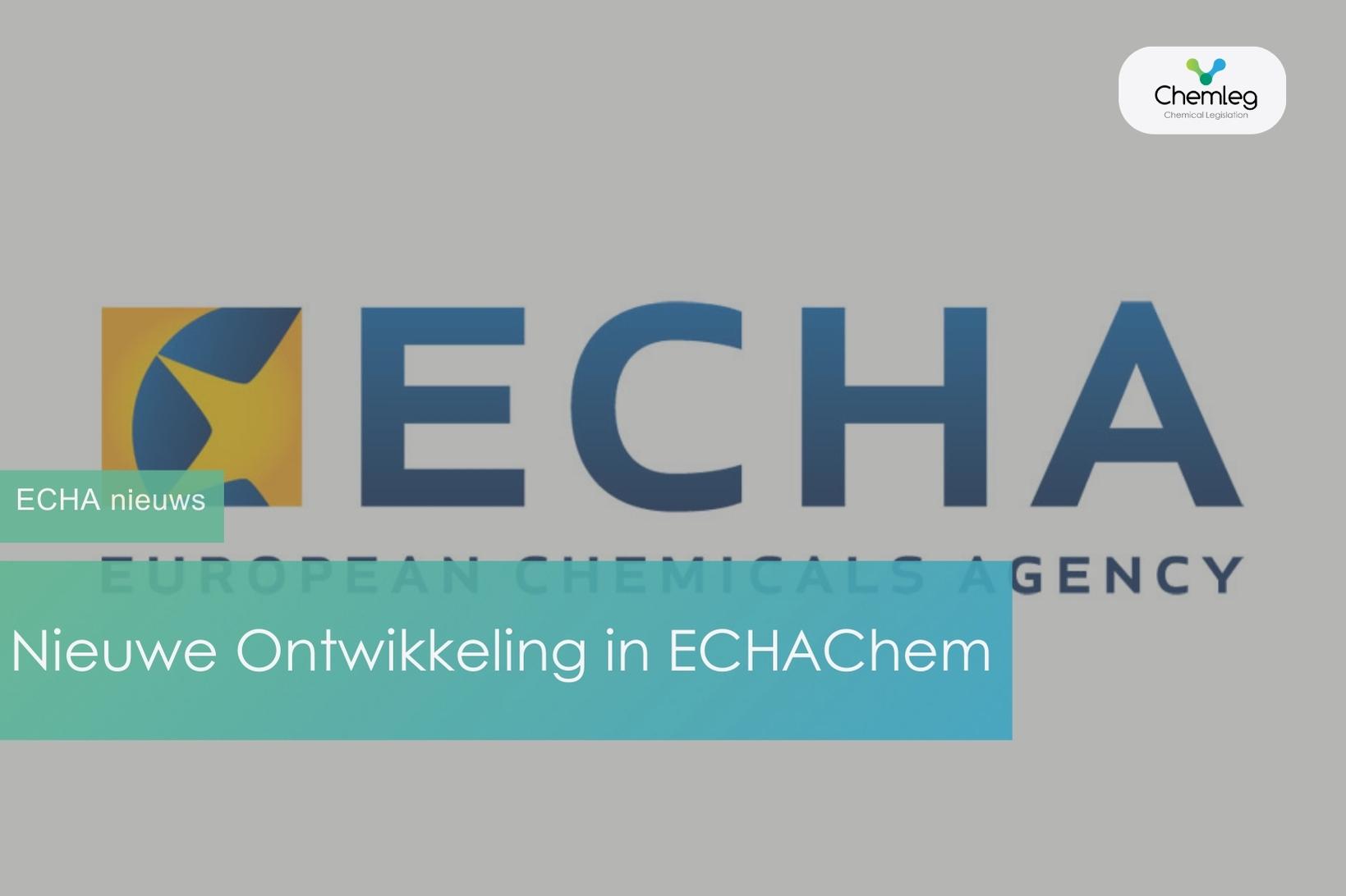 Nieuwe Ontwikkeling in ECHAChem