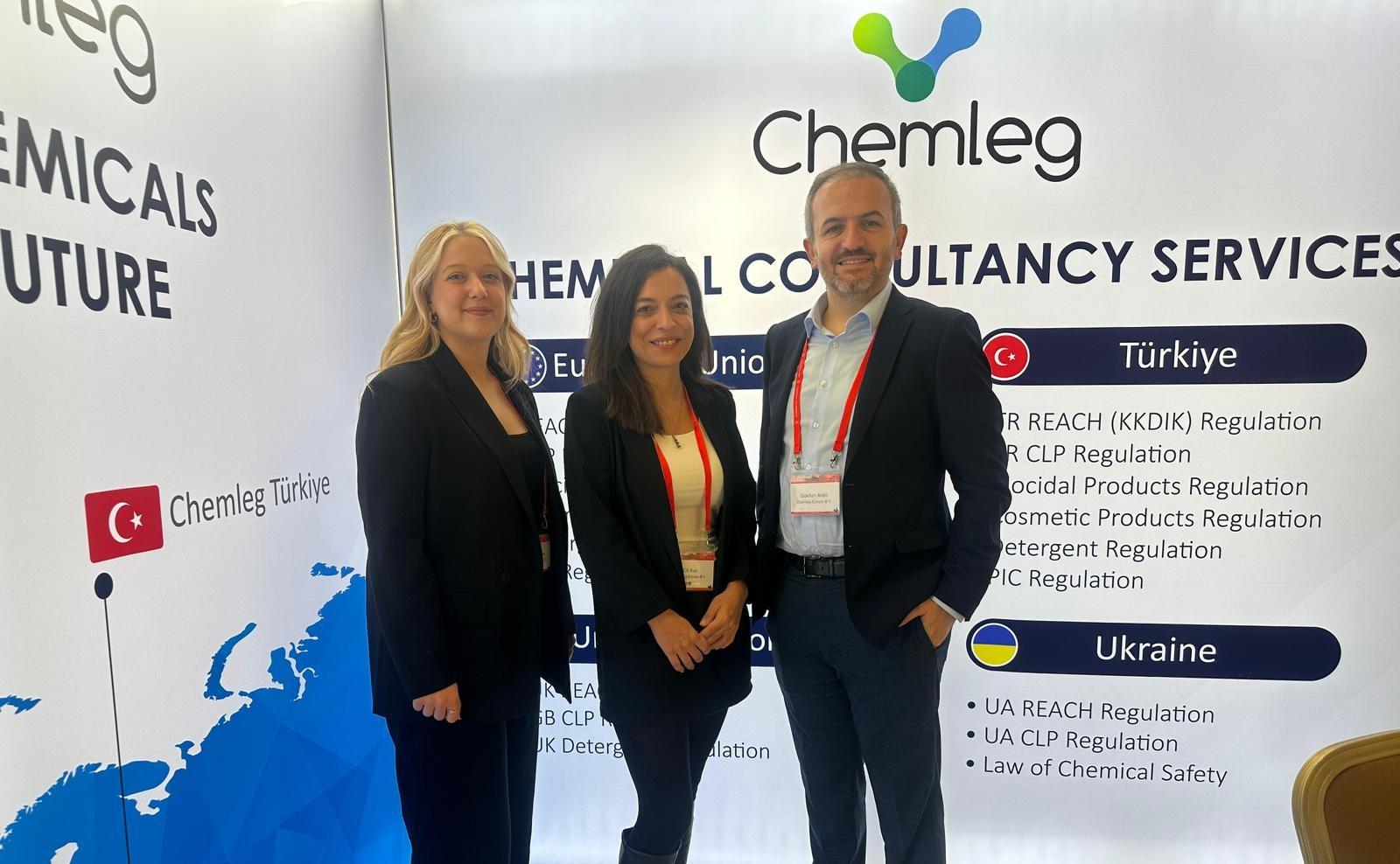 Chemleg war bei der ChemCon Europe 2025 vertreten