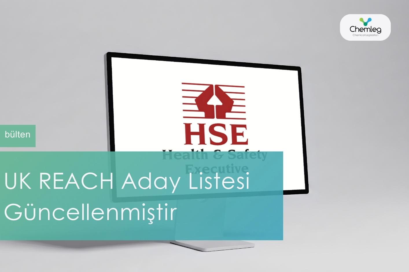 UK REACH Aday Listesi Güncellenmiştir