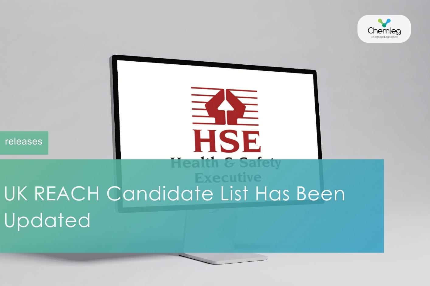 UK REACH Candidate List Has Been Updated